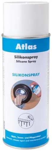 Eine 400 ml Spraydose des ATLAS Silikonsprays